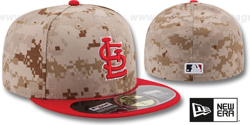 St Louis Cardinals 2014 STARS N STRIPES Fitted Hat