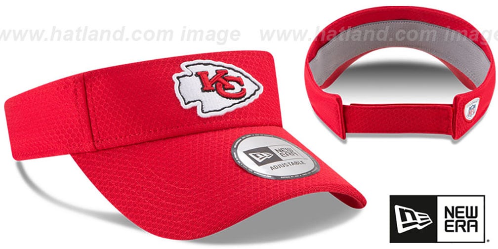 Kansas City Chiefs 2017 NFL TRAINING VISOR Red by New Era