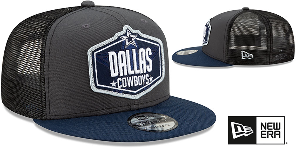 Dallas Cowboys 2021 NFL TRUCKER DRAFT SNAPBACK Hat