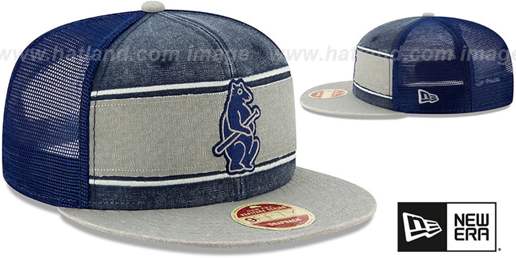 cubs trucker snapback