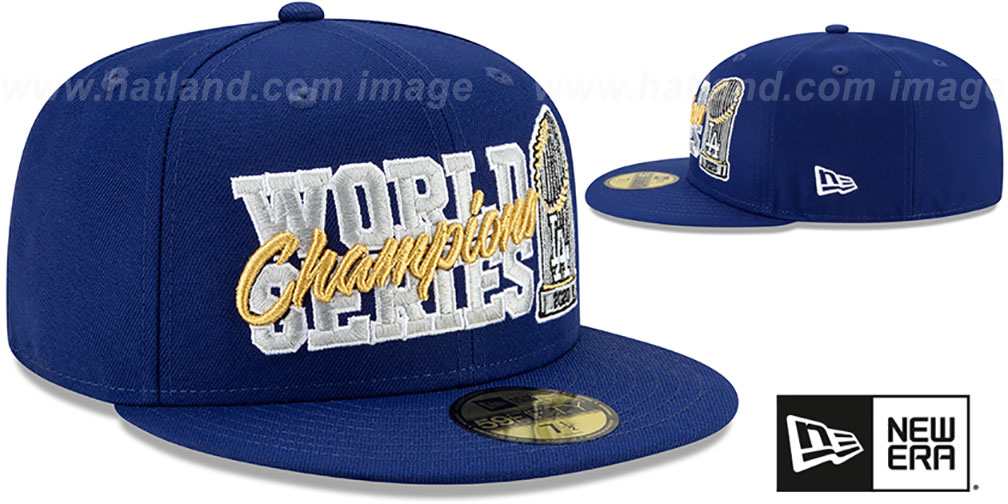 Los Angeles Dodgers 2020 WORLD SERIES CHAMPIONS TROPHY Royal Fitt