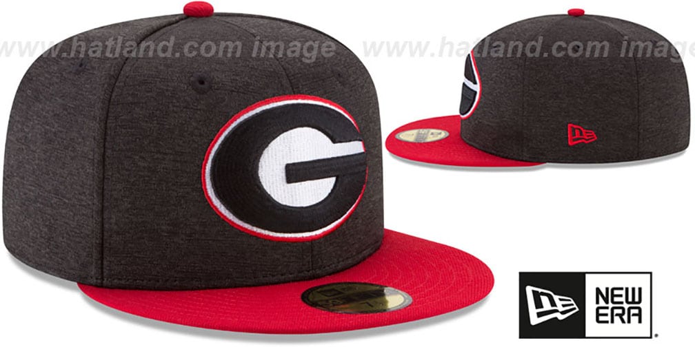 HEATHERHUGE BlackRed Fitted Hat by New Era