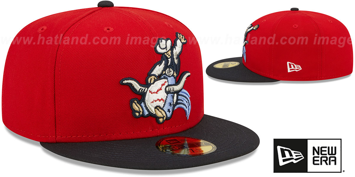 Corpus Christi Hooks THEME NIGHT RedNavy Fitted Hat