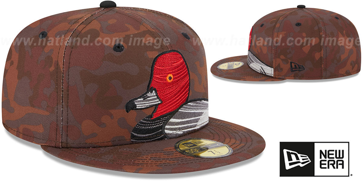 Aberdeen IronBirds THEME NIGHT Brown Camo Fitted Hat