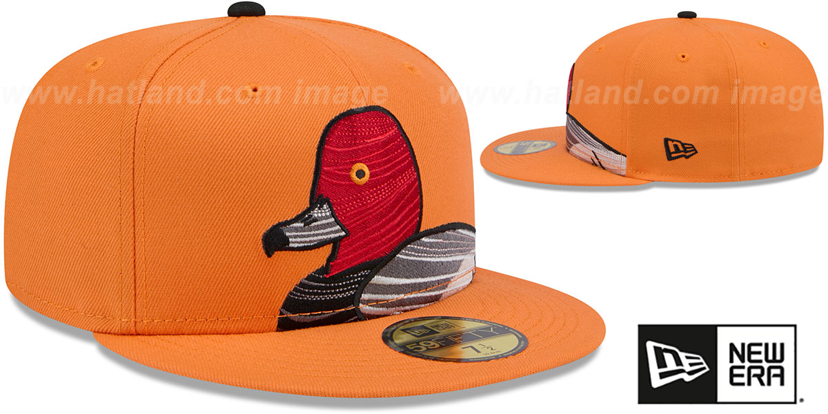 Aberdeen IronBirds THEME NIGHT Orange Fitted Hat by New Era