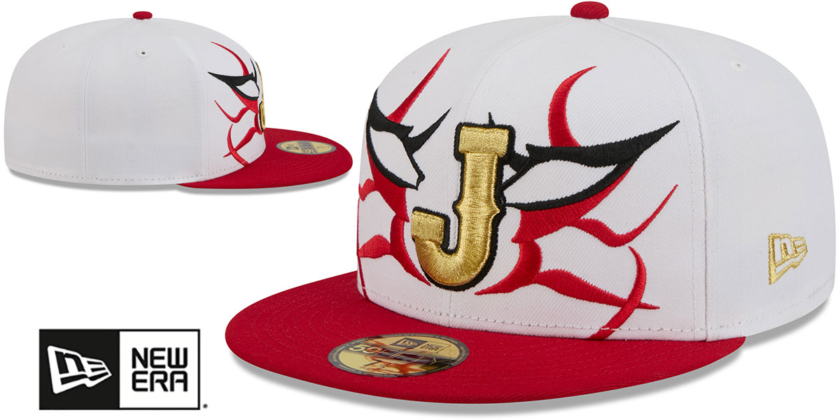 Wbc Rd Cap Japan WBC COUNTRY CONNECT White-Red Fitted Hat by New Era