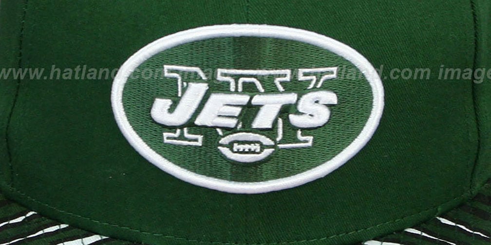 New York Jets NFL ZUBAZ SNAPBACK Green Hat by New Era