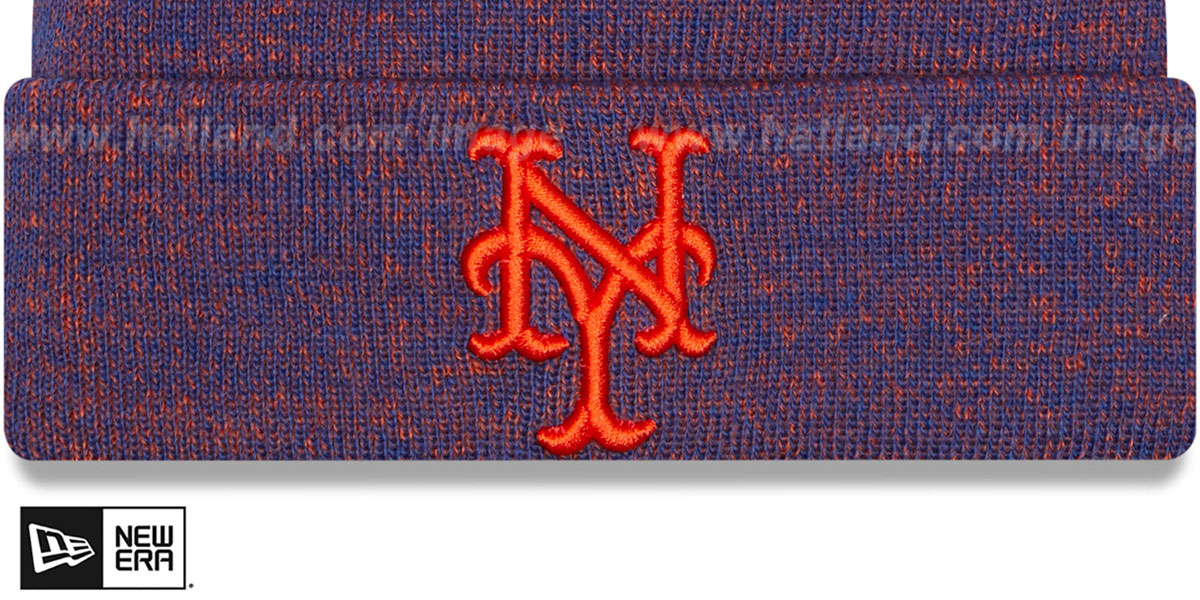 New York Mets BANNER Knit Beanie Hat by New Era