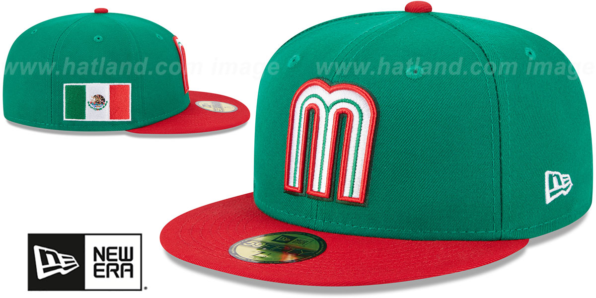 Mexico 2023 WBC GAME GreenRed Hat by New Era