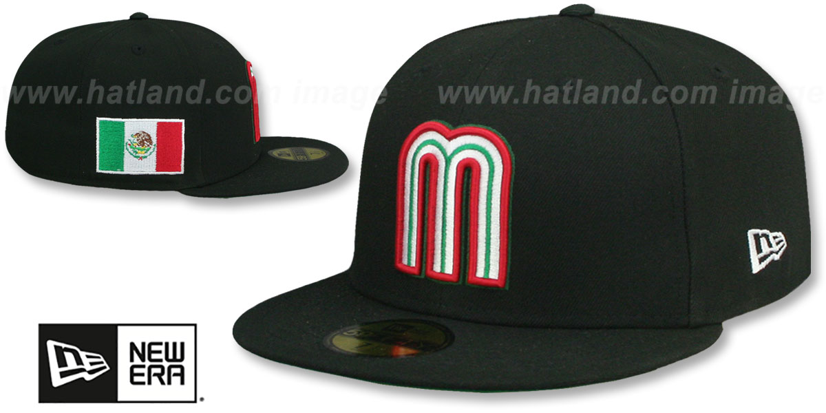 Mexico 2023 WBC TEAMBASIC Black Hat by New Era