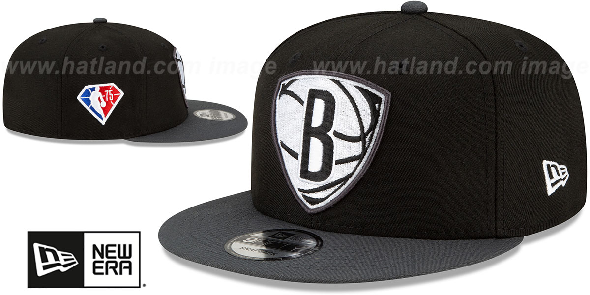 Brooklyn Nets 2021 NBA INSIDER DRAFT SNAPBACK BlackCharcoal Hat
