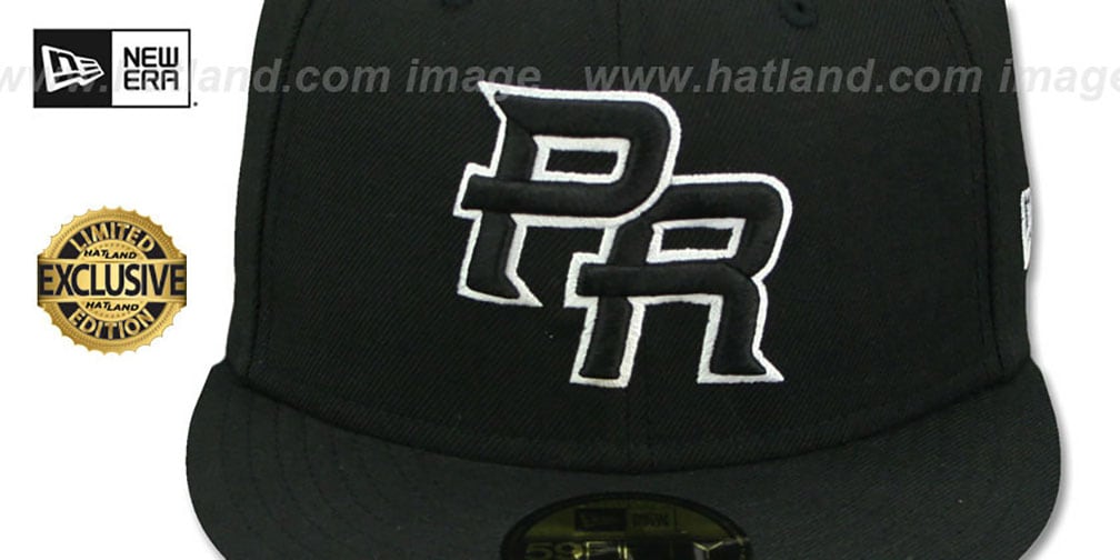 Puerto Rico PERFORMANCE WBC BlackWhite Hat by New Era