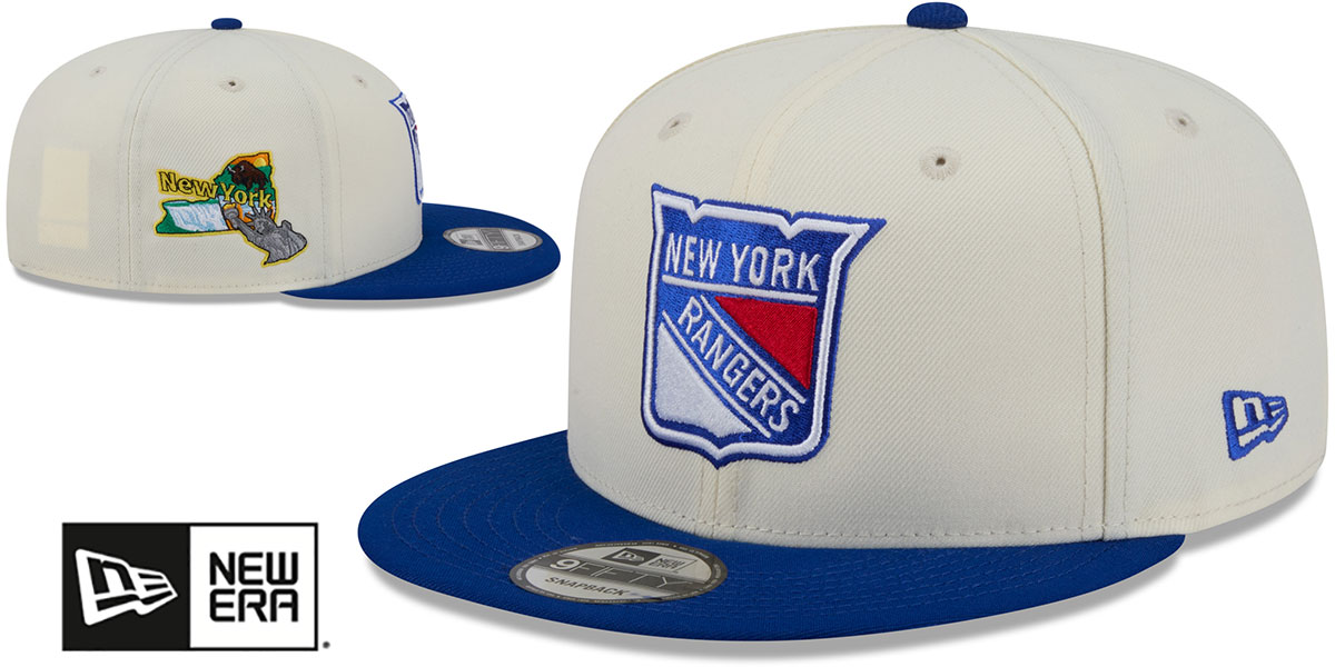 New York Rangers LOCALIZED SNAPBACK Chrome-Royal Hat