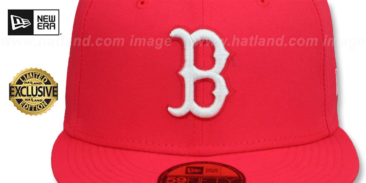 Boston Red Sox URBAN CAMOBOTTOM Lava Red Fitted Hat