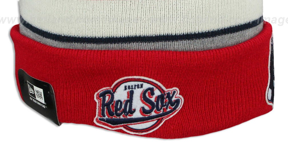 Red Sox WINTER TRADITION Knit Beanie Hat by New Era
