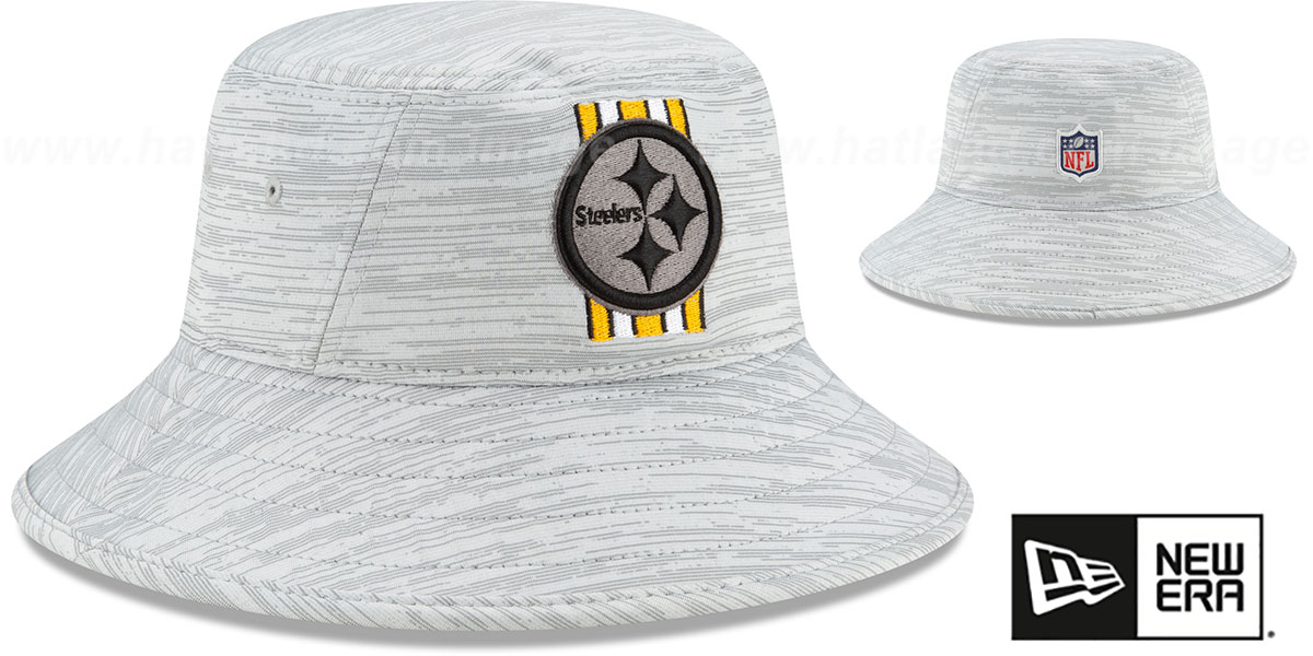 Pittsburgh Steelers 2021 NFL TRAINING BUCKET Hat by New Era