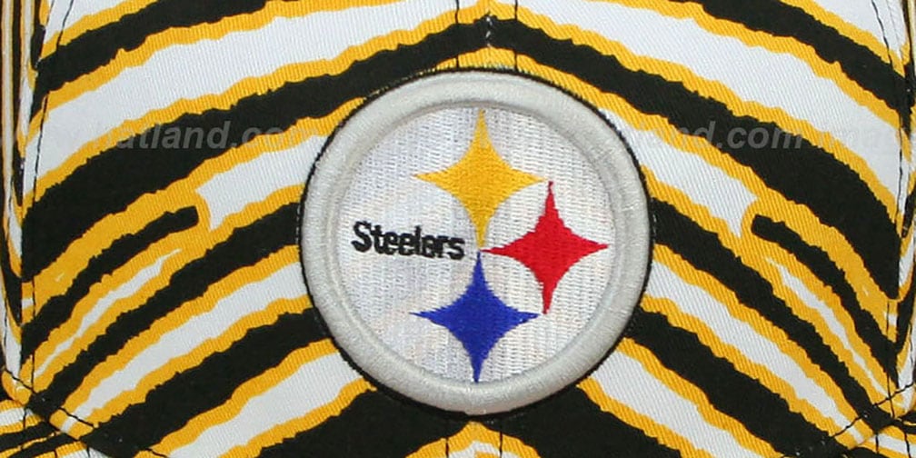 Pittsburgh Steelers NFL ALLOVER ZUBAZ SNAPBACK Hat