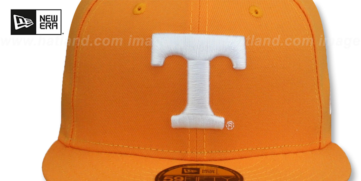 Tennessee NCAA TEAMBASIC Orange Fitted Hat by New Era