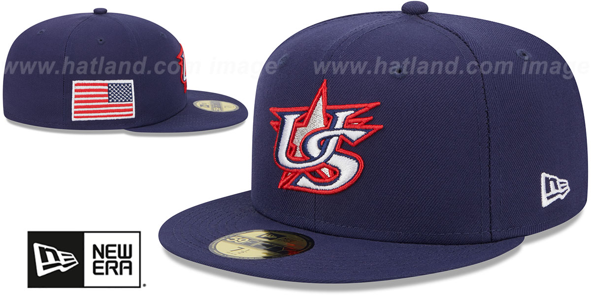 USA 2023 WBC GAME Navy Hat by New Era