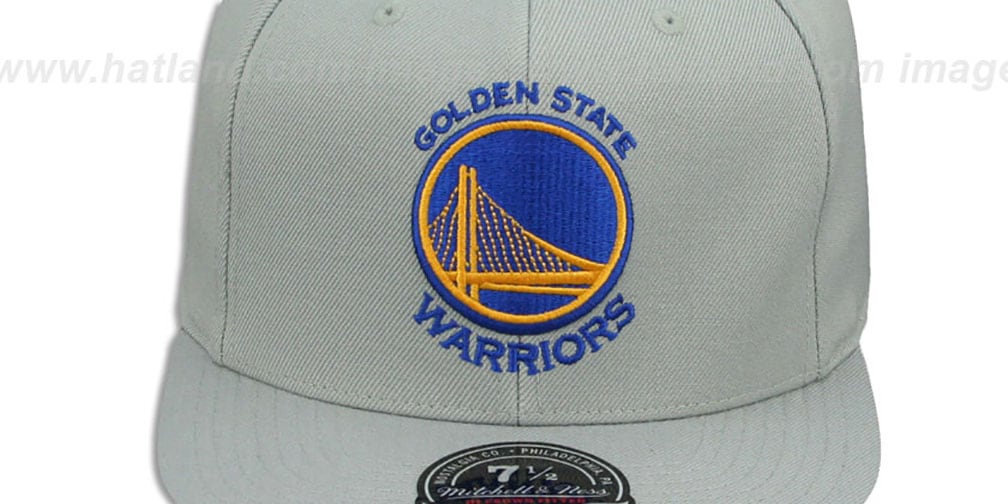 Golden State Warriors TEAMBASIC Grey Fitted Hat