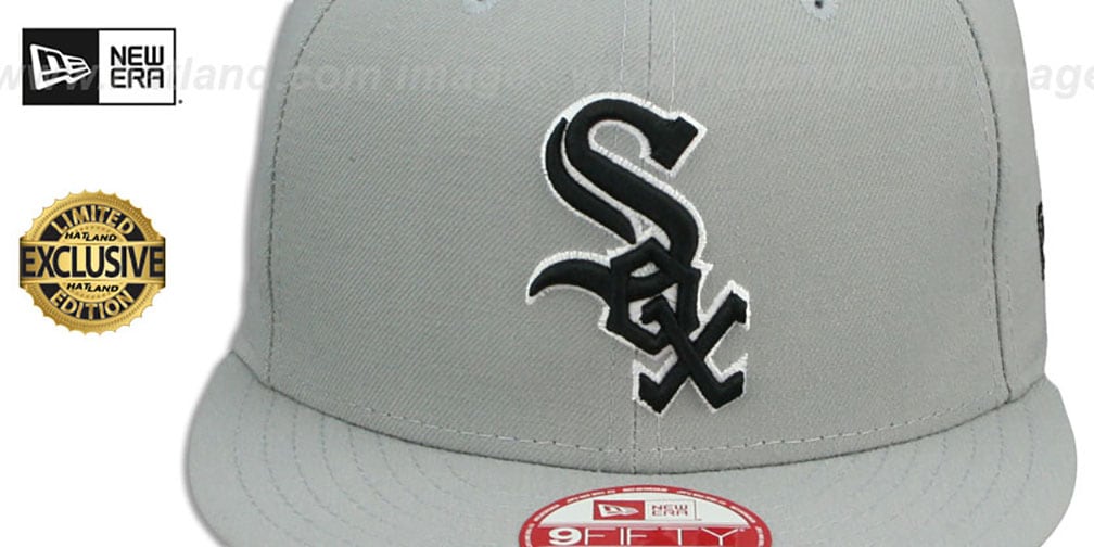 Chicago White Sox TEAMBASIC SNAPBACK GreyBlack Hat