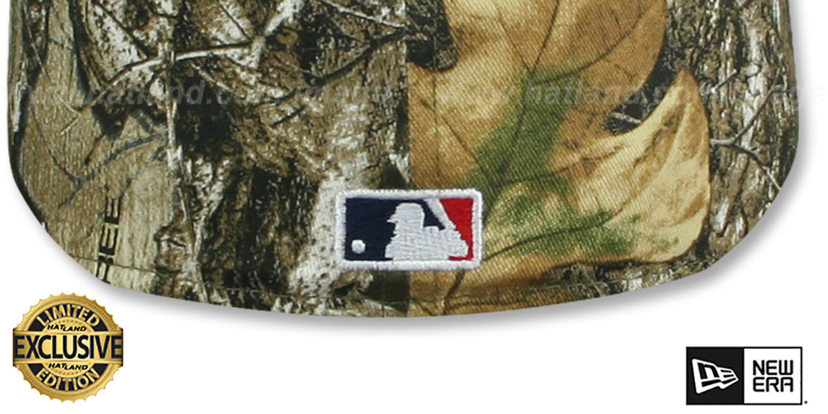 Atlanta Braves MLB TEAMBASIC Realtree Camo Fitted Hat