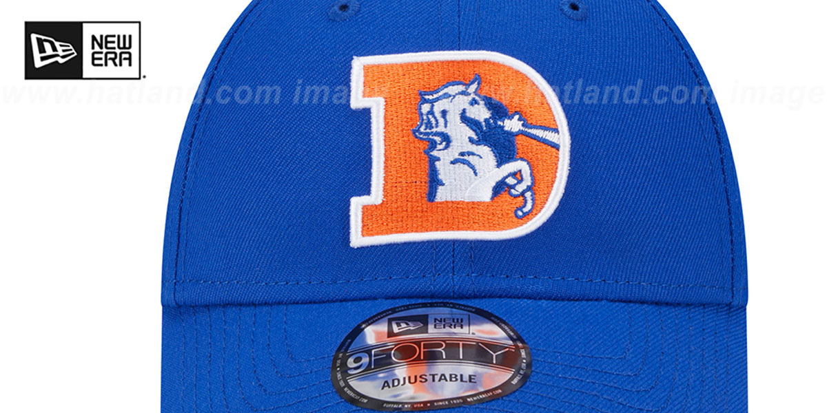 Denver Broncos HISTORIC SIDELINE SNAPBACK Royal Hat