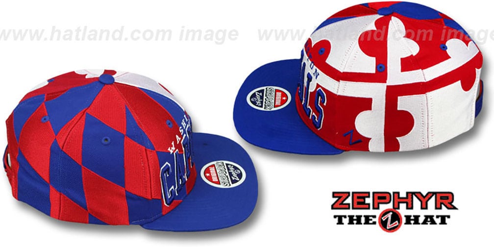 Washington Capitals MARYLAND SUPERFLAG SNAPBACK Hat by Zephyr
