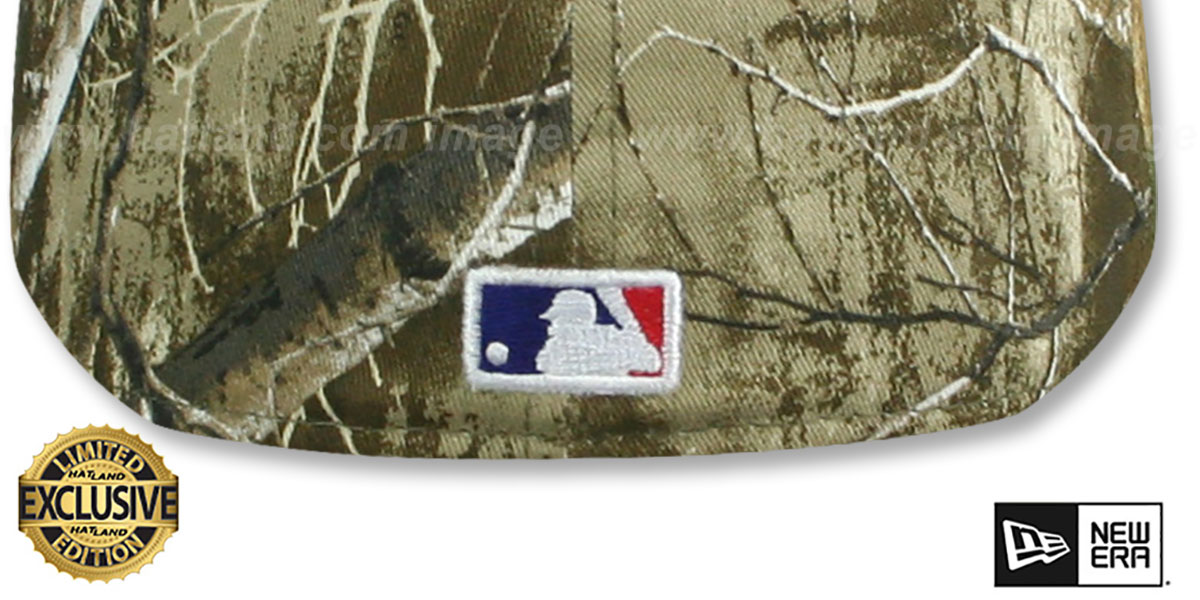 Los Angeles Dodgers MLB TEAMBASIC Realtree Camo Fitted Hat