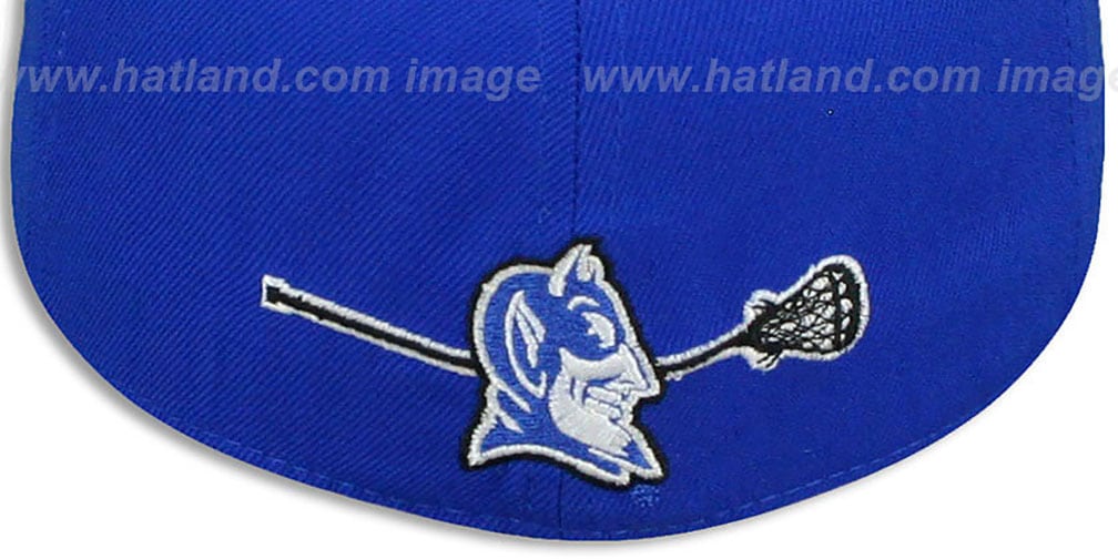 Duke SWOOP LACROSSE Royal Fitted Hat by Zephyr