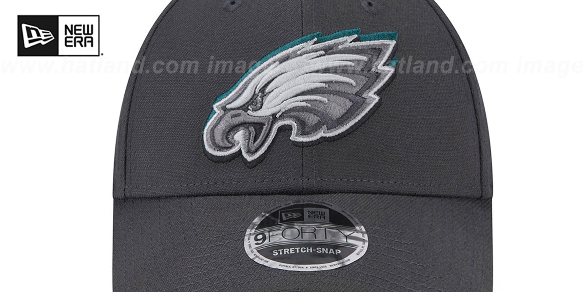 Philadelphia Eagles 2024 NFL DRAFT STRETCHSNAP Grey Hat