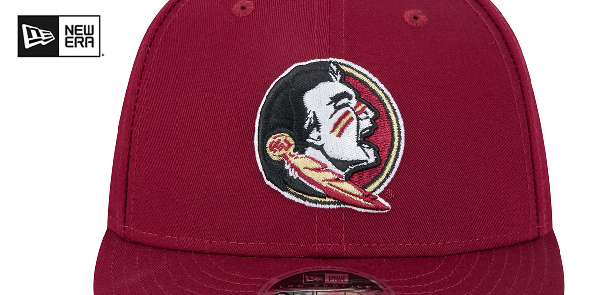 Fsu Hat Color Florida State LOW-CROWN TEAM-BASIC SNAPBACK Burgundy Hat