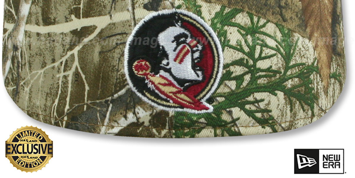 Florida State NCAA TEAM-BASIC Realtree Camo Fitted Hat