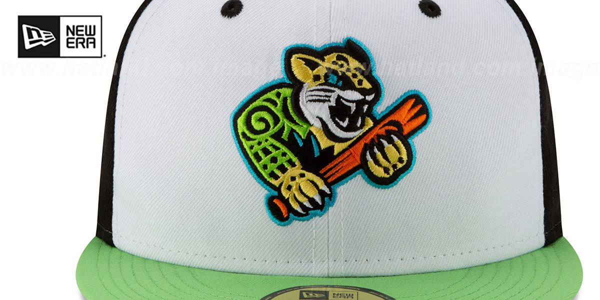 Greensboro COPA WhiteBlackLime Fitted Hat