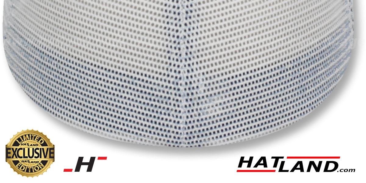 Hatland MESH-BACK HYBRID E5-BLANK Black-White Fitted Hat