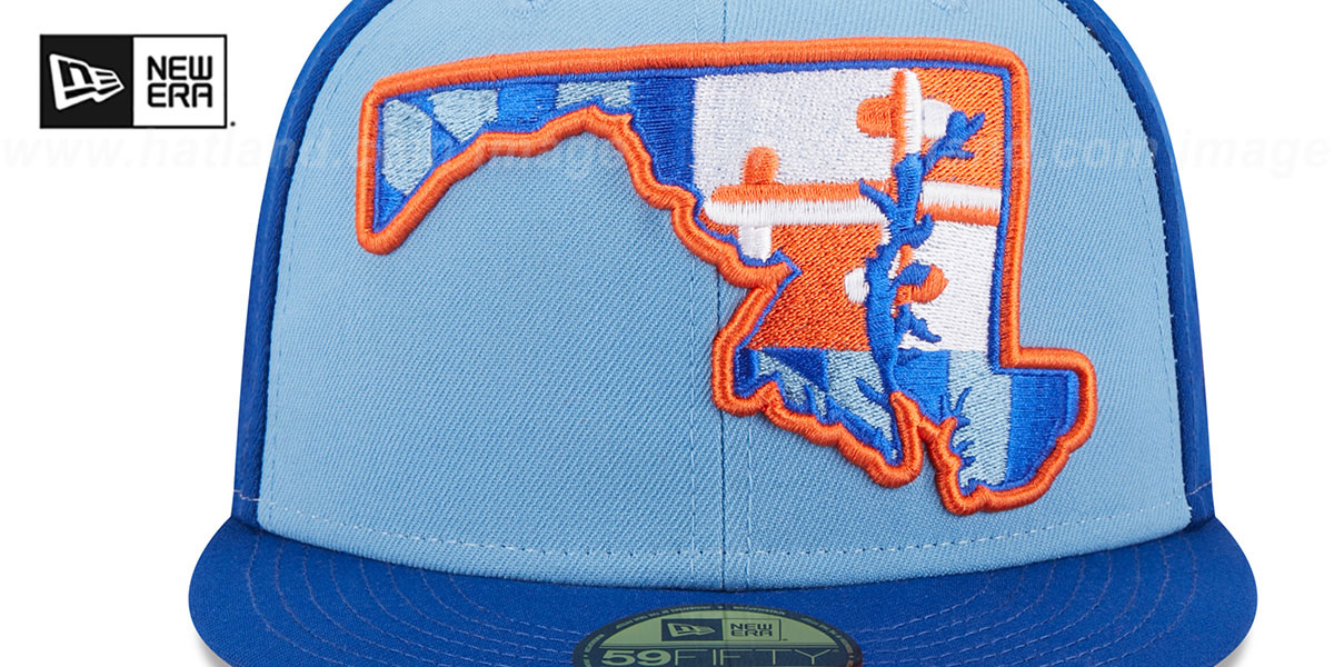 Aberdeen IronBirds MILB ONFIELD ALTERNATE SkyRoyal Fitted Hat