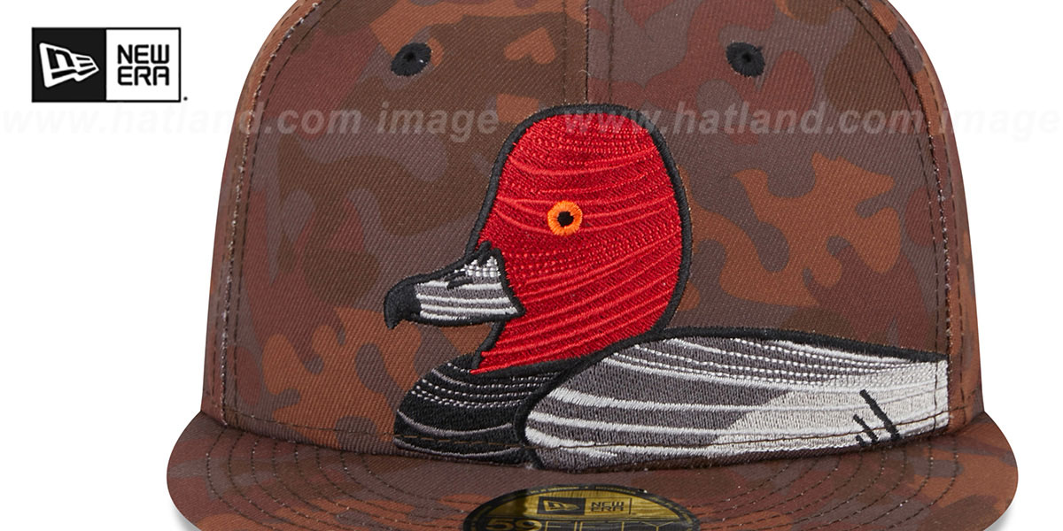 Aberdeen IronBirds THEME NIGHT Brown Camo Fitted Hat