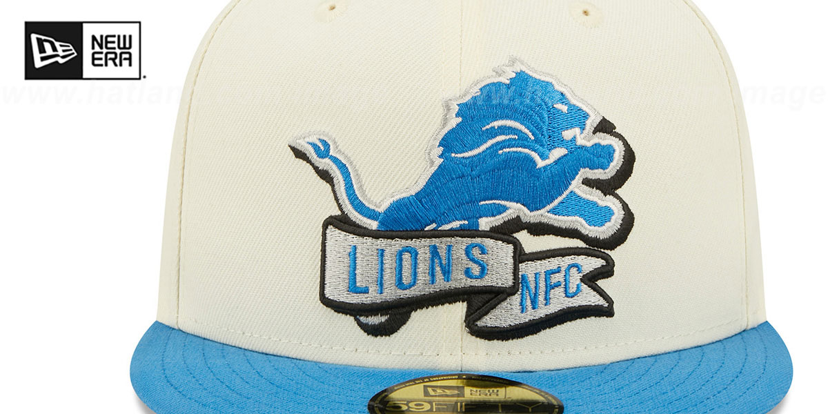 detroit-lions-2022-nfl-sideline-cream-blue-fitted-hat