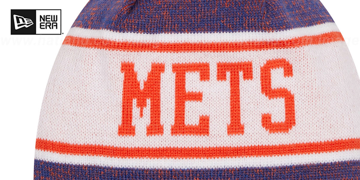 New York Mets BANNER Knit Beanie Hat by New Era