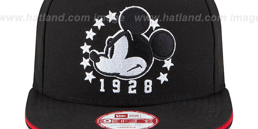 Casquette Mickey Mouse New Era Snapback - Taille Medium/Large - Occasion