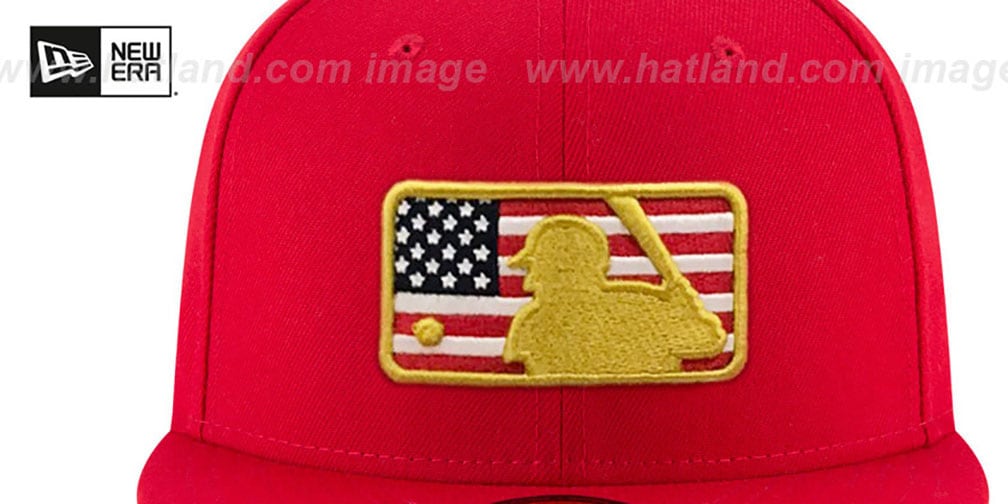 mlb ump 4th july cap