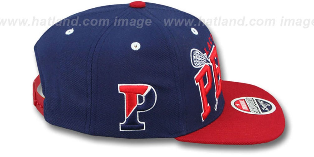 Penn LACROSSE SUPERARCH SNAPBACK NavyRed Hat by Zephyr