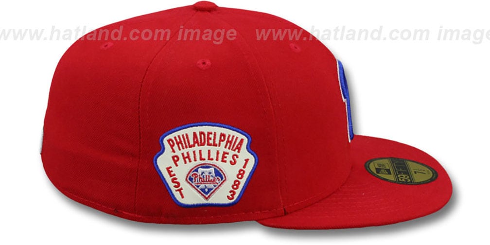 phillies side patch fitted