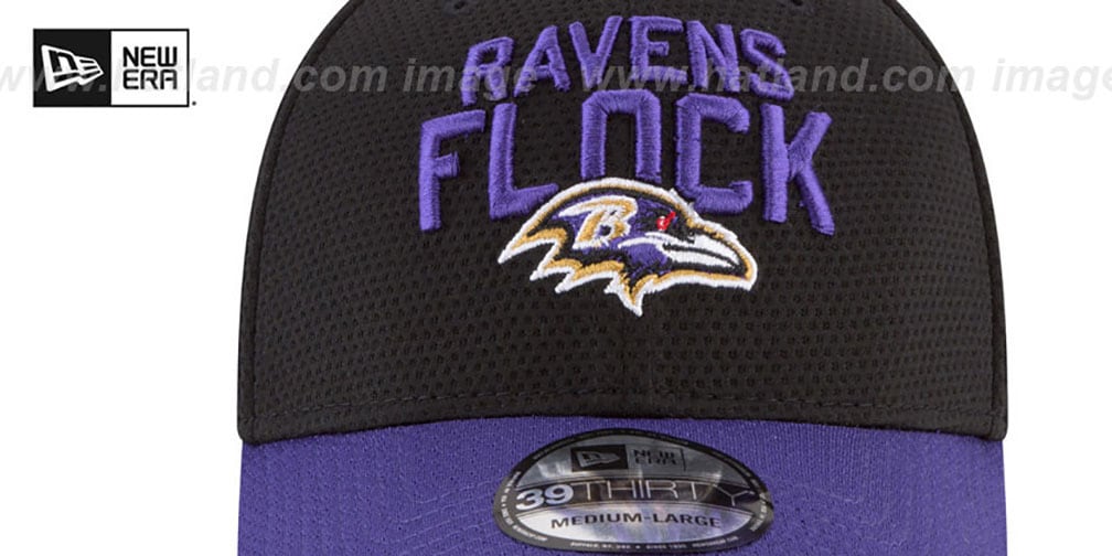 Baltimore Ravens 2018 SPOTLIGHT FLEX Black-Purple Hat