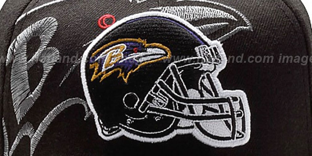 Baltimore Ravens NFL BLACKCLASSIC FLEX Hat by New Era