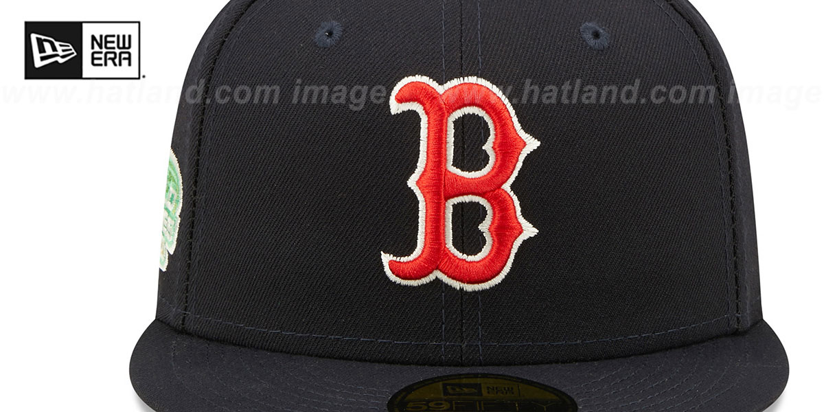 Boston Red Sox 2004 WS CITRUS POP NavyYellow Fitted Hat