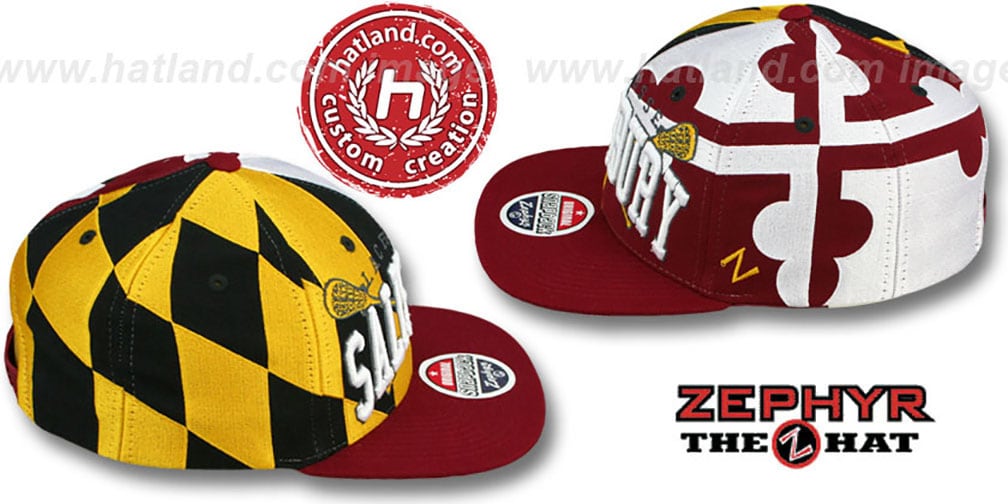 Salisbury LACROSSE SUPERFLAG SNAPBACK Hat by Zephyr