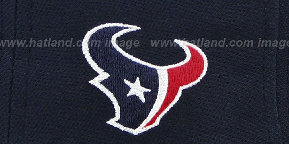Houston Texans NFL ONFIELD DRAFT Navy Fitted Hat by New Era