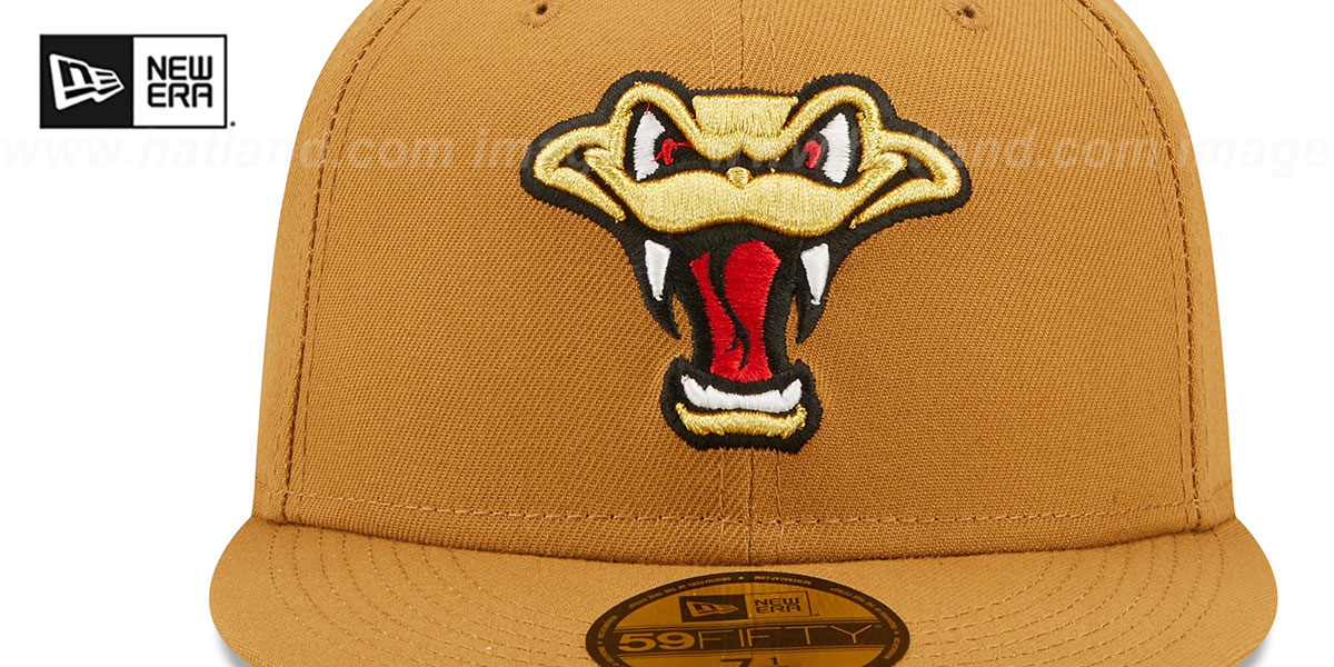 Wisconsin Timber Rattlers MILB ONFIELD ALT 2 Panama Tan Fitted Ha