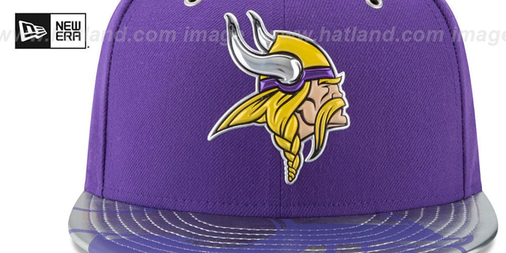 Bonnet Tricoté D'hiver Minnesota Vikings - Collection NFL 2017 - Taille Unique Adulte - Occasion
